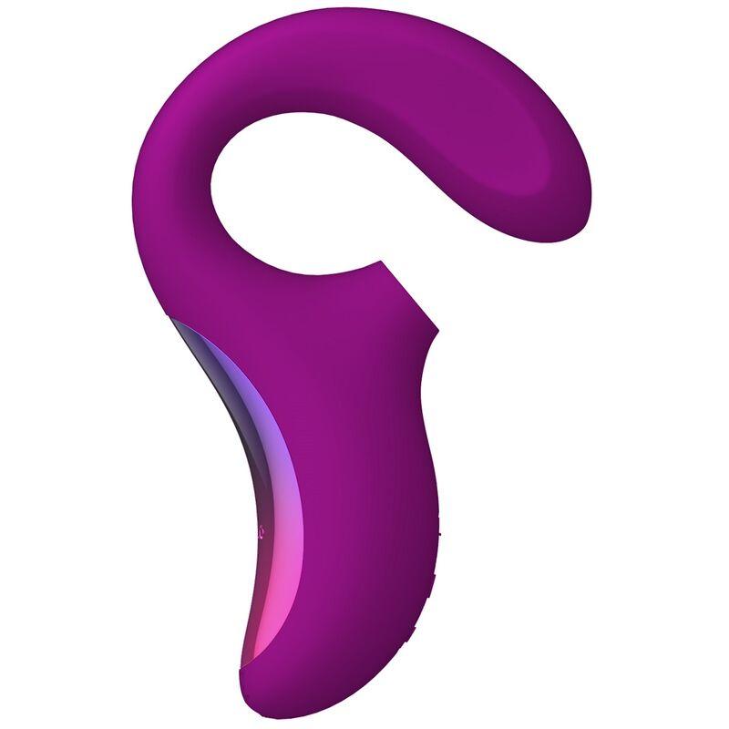 LELO - ENIGMA DOBLE ESTIMULACIÓN SUCCION MASAJEADOR MORADO