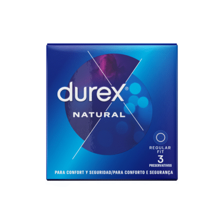 DUREX - PRESERVATIVOS NATURAL 3 UNIDADES
