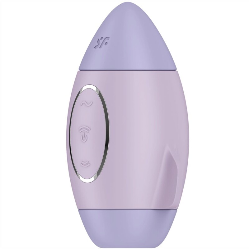 SATISFYER - MISSION CONTROL LILA VIBRADOR PEQUEÑO DE DOBLE IMPULSO - Imagen 2