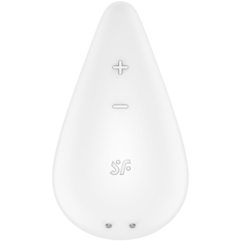 SATISFYER - DEW DROP VIBRADOR LAY-ON BLANCO - Imagen 2