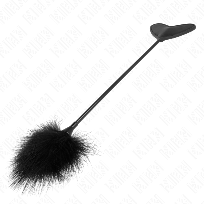 KINK - PLUMAS PARA COSQUILLAS CON PALETA DE CORAZÓN 31 CM - Imagen 3