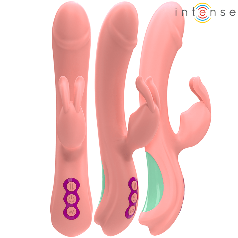 INTENSE - RACHEL VIBRADOR RABBIT 5 VIBRACIONES ROSA - Imagen 5