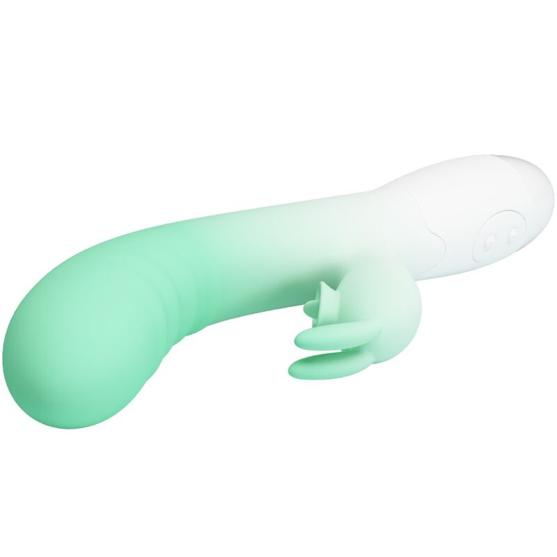 Cuerberus Rabit PRETTY LOVE – CERBERUS VIBRADOR RABBIT 3O VIBRACIONES VERDE – Sex Ludics