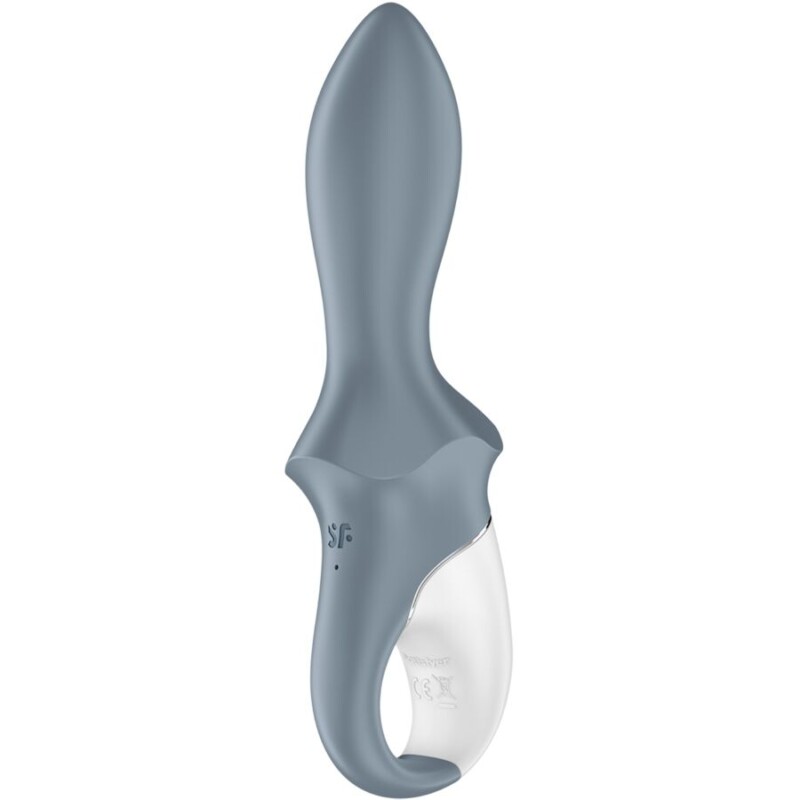 SATISFYER - AIR PUMP BOOTY 1 VIBRADOR INFLABLE ANAL GRIS - Imagen 4