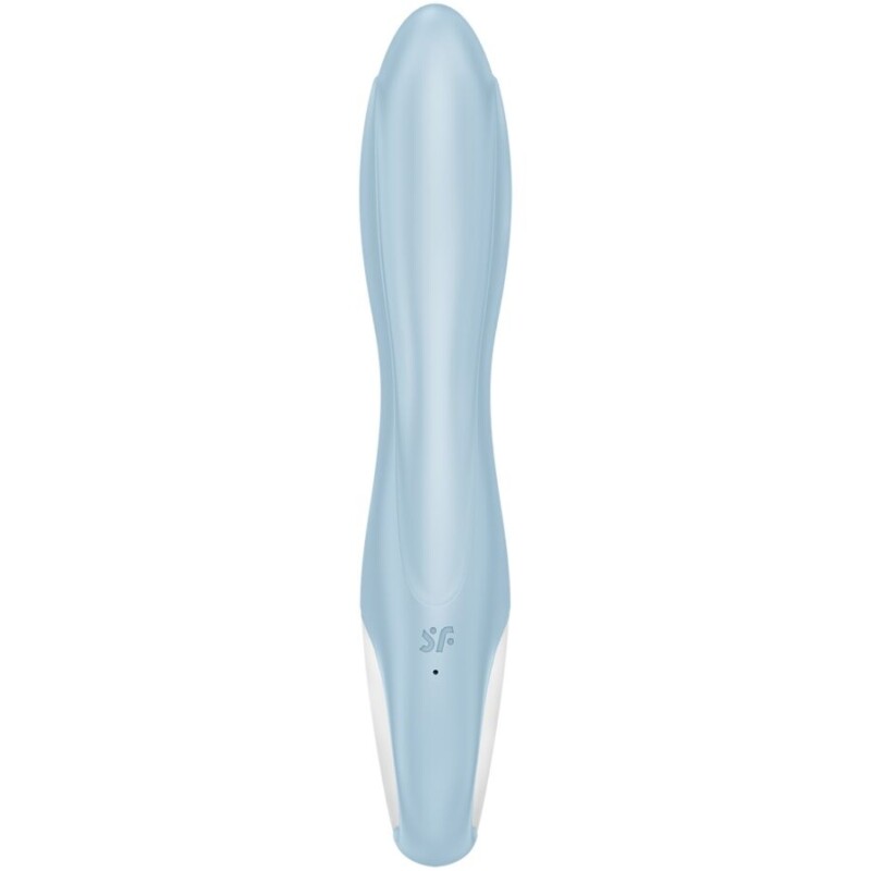 SATISFYER - AIR PUMP BUNNY 1 VIBRADOR INFLABLE RABBIT AZUL - Imagen 5