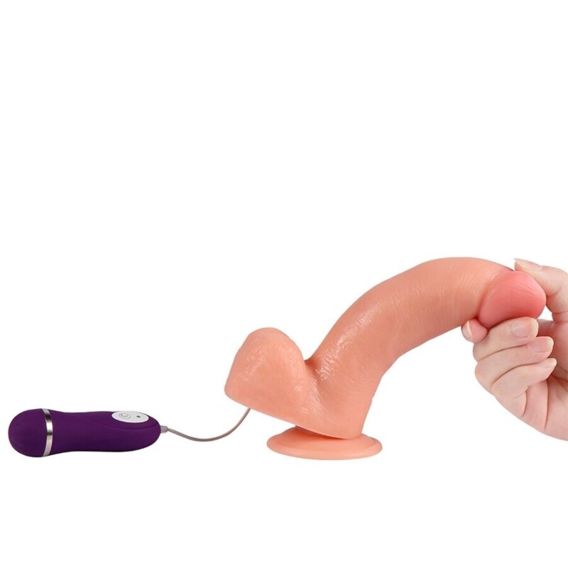 SHEQU - ADAM DILDO VIBRADOR CON CONTROL REMOTO 21 CM - Imagen 5