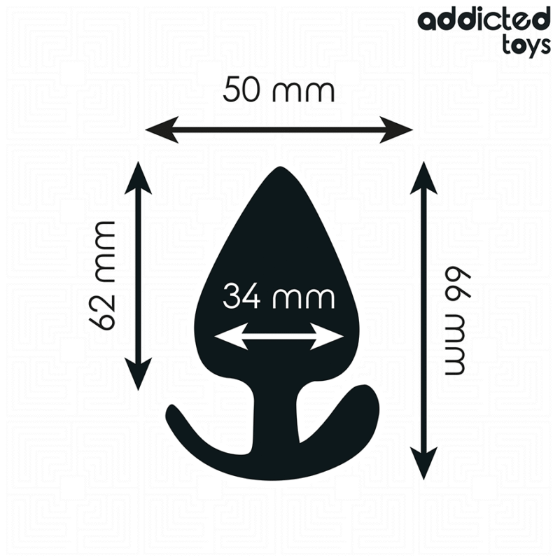 ADDICTED TOYS - PLUG ANAL SILICONA TALLA M 6,6 CM - Imagen 4