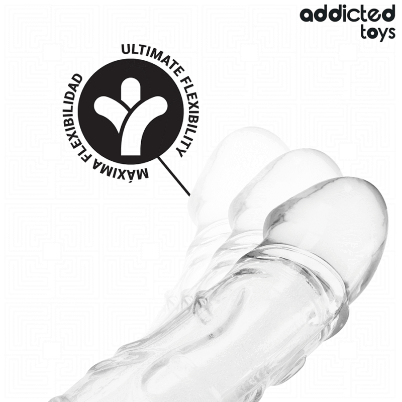 ADDICTED TOYS - EXTENSOR PARA EL PENE TRANSPARENTE 27 CM - Imagen 5