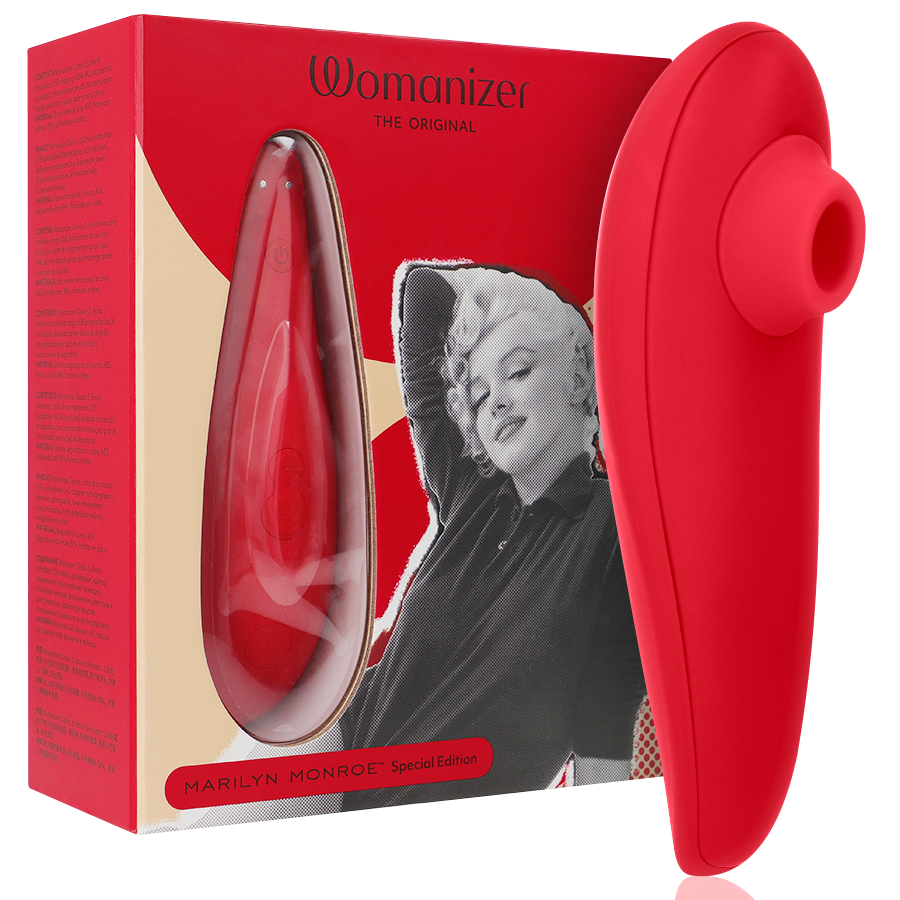 WOMANIZER - MARILYN MONROE CLASSIC 2 ESTIMULADOR DE CLÍTORIS ROJO INTENSO