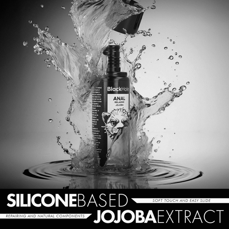 BLACK HOLE - ANAL RELAXING CON JOJOBA BASE SILICONA 100 ML - Imagen 5