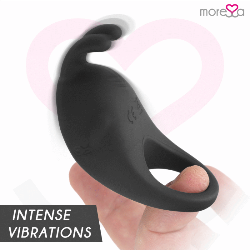 MORESSA - BRAD PREMIUM SILICONE RECARGABLE NEGRO - Imagen 3