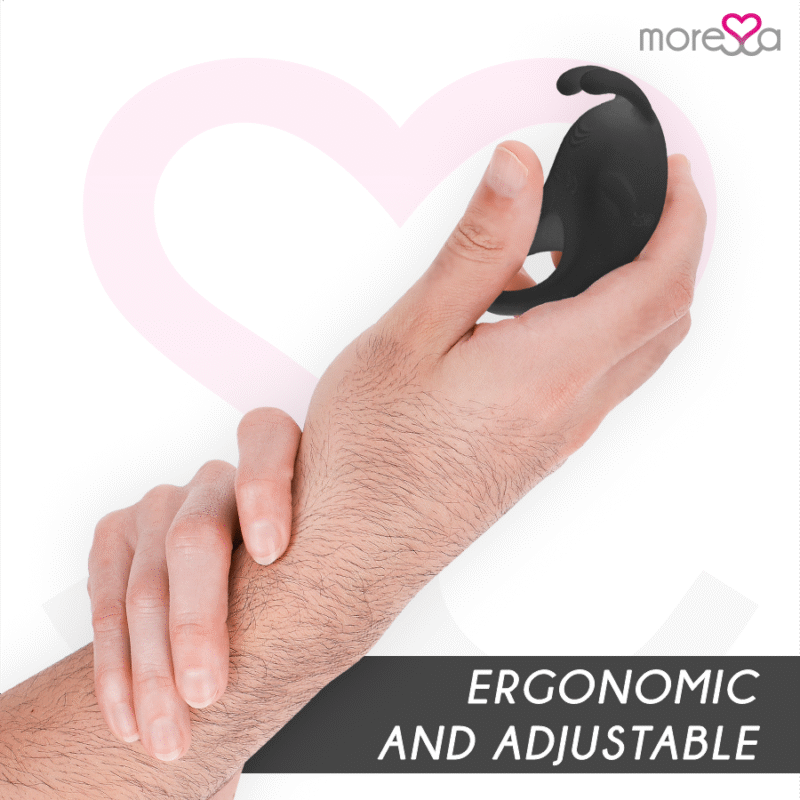 MORESSA - BRAD PREMIUM SILICONE RECARGABLE NEGRO - Imagen 5