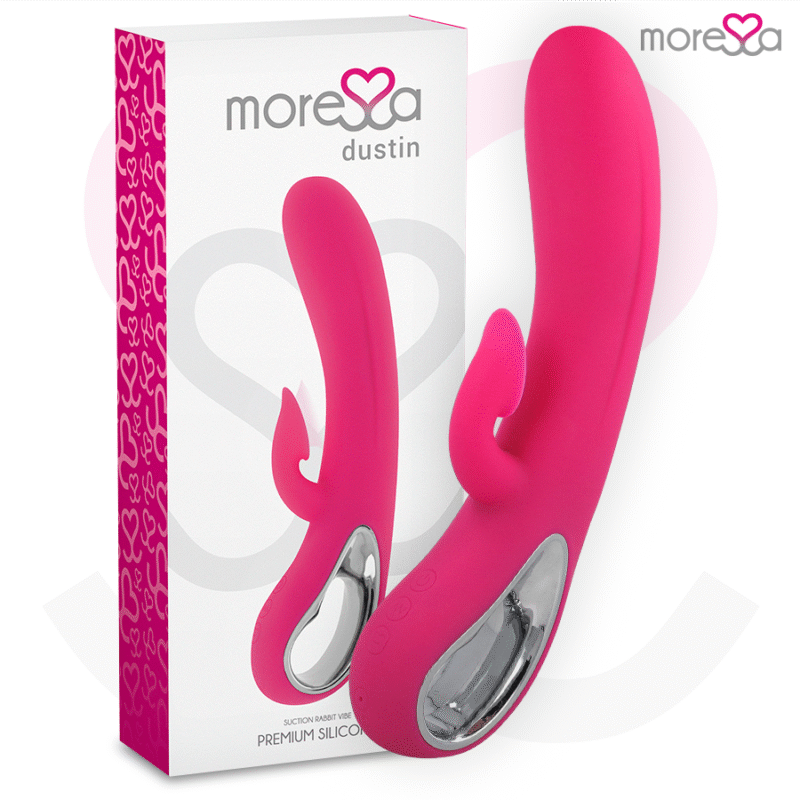 MORESSA - DUSTIN ONDAS ESTIMULADORAS CLITORIAL Y POTENTE VIBRACIÓN PREMIUM SILICONE RECARGABLE