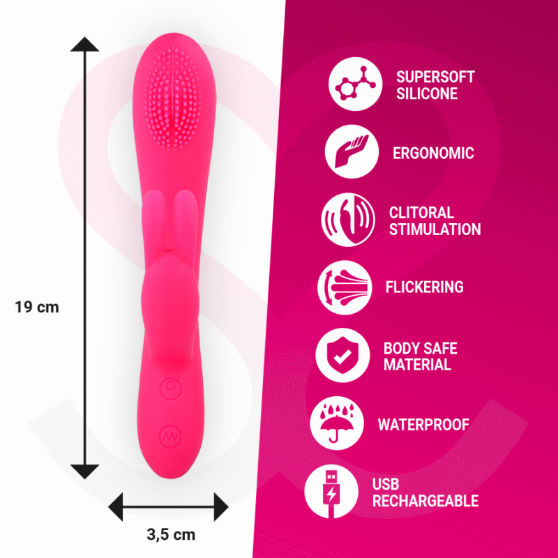 MORESSA - GINO TICKLING VAGINAL PREMIUM SILICONE RECARGABLE - Imagen 5