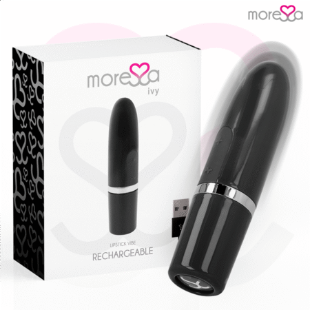 MORESSA - IVY MASAJEADOR SIMULADOR LABIAL DE VIAJE NEGRO