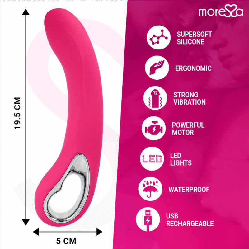 MORESSA - NELSON MASAJEADOR PUNTO G PREMIUM SILICONE RECARGABLE - Imagen 4