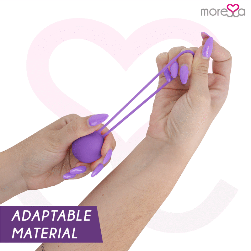 MORESSA - OSIAN ONE ENTRENAMIENTO SUELO PELVICO 51gr PREMIUM SILICONA LILA - Imagen 3