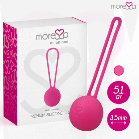 MORESSA - OSIAN ONE ENTRENAMIENTO SUELO PELVICO 51gr PREMIUM SILICONA ROSA