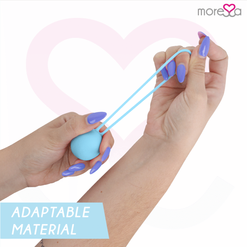MORESSA - OSIAN ONE ENTRENAMIENTO SUELO PELVICO 51gr PREMIUM SILICONA TURQUESA - Imagen 3