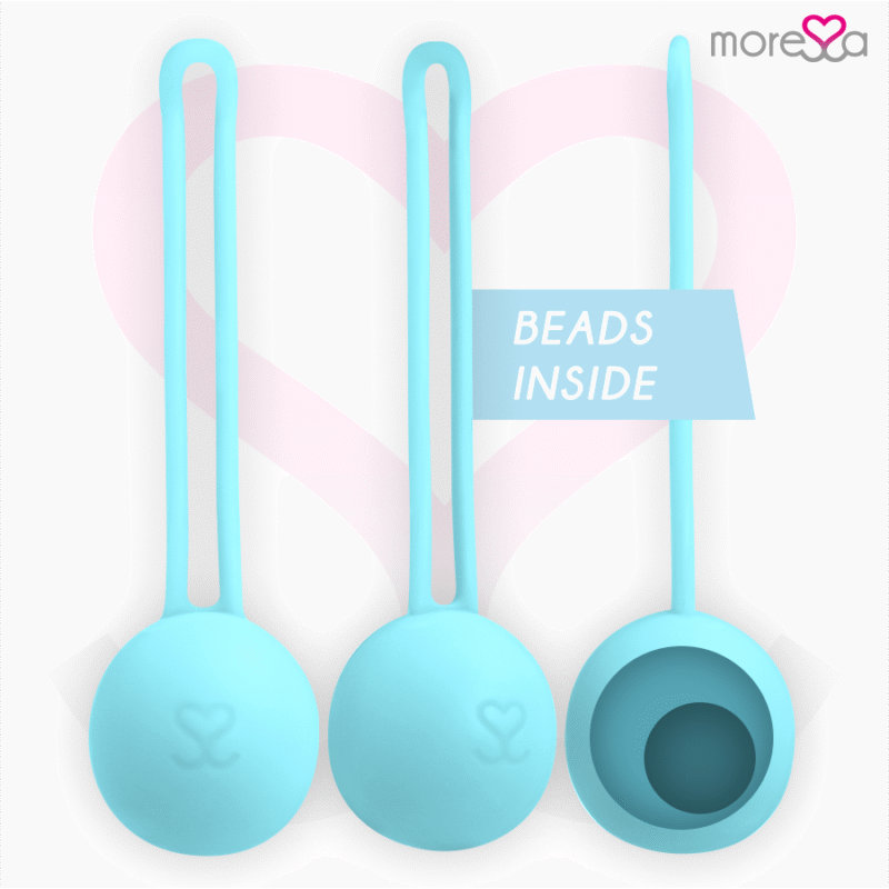 MORESSA - OSIAN ONE ENTRENAMIENTO SUELO PELVICO 51gr PREMIUM SILICONA TURQUESA - Imagen 2
