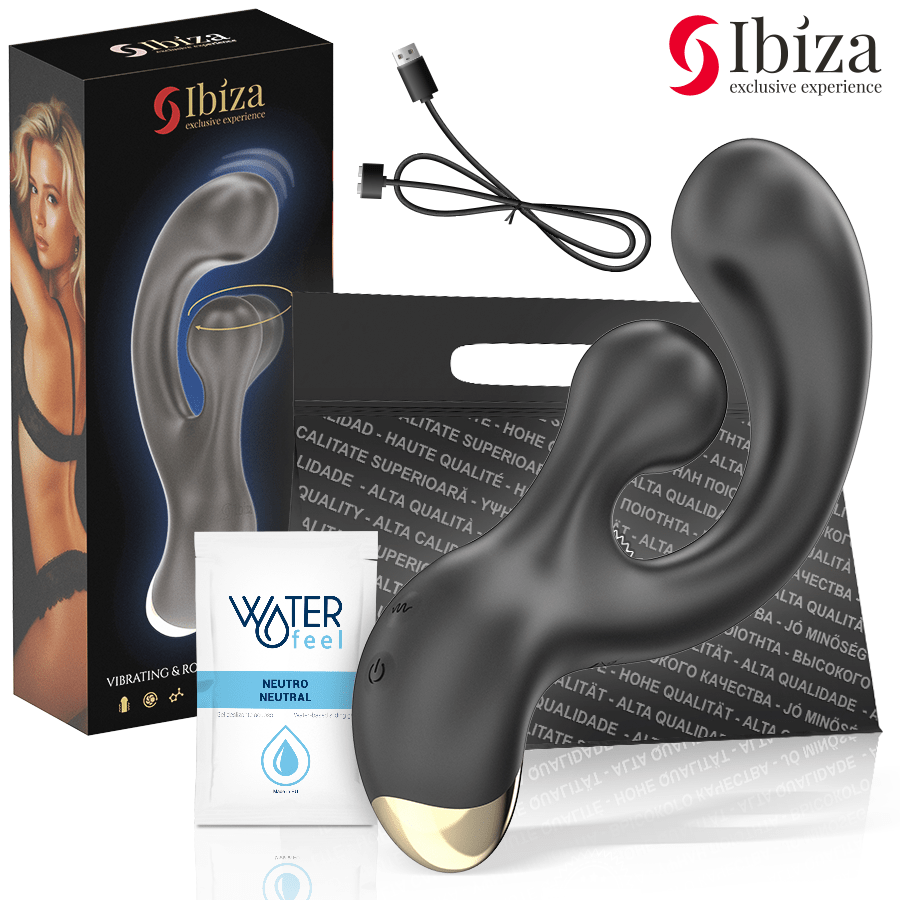IBIZA -VIBRADOR PUNTO G Y ESTIMULADOR ROTATORIO