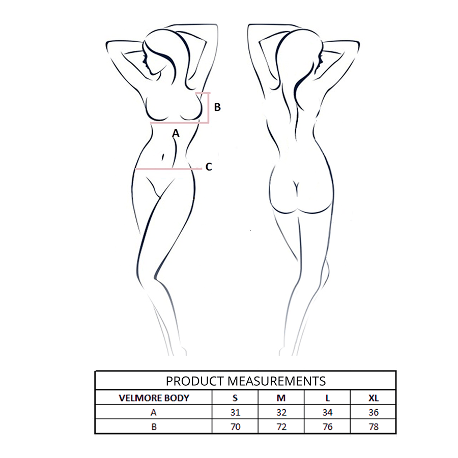 PASSION - VELMORE BODY NEGRO L/XL - Imagen 4