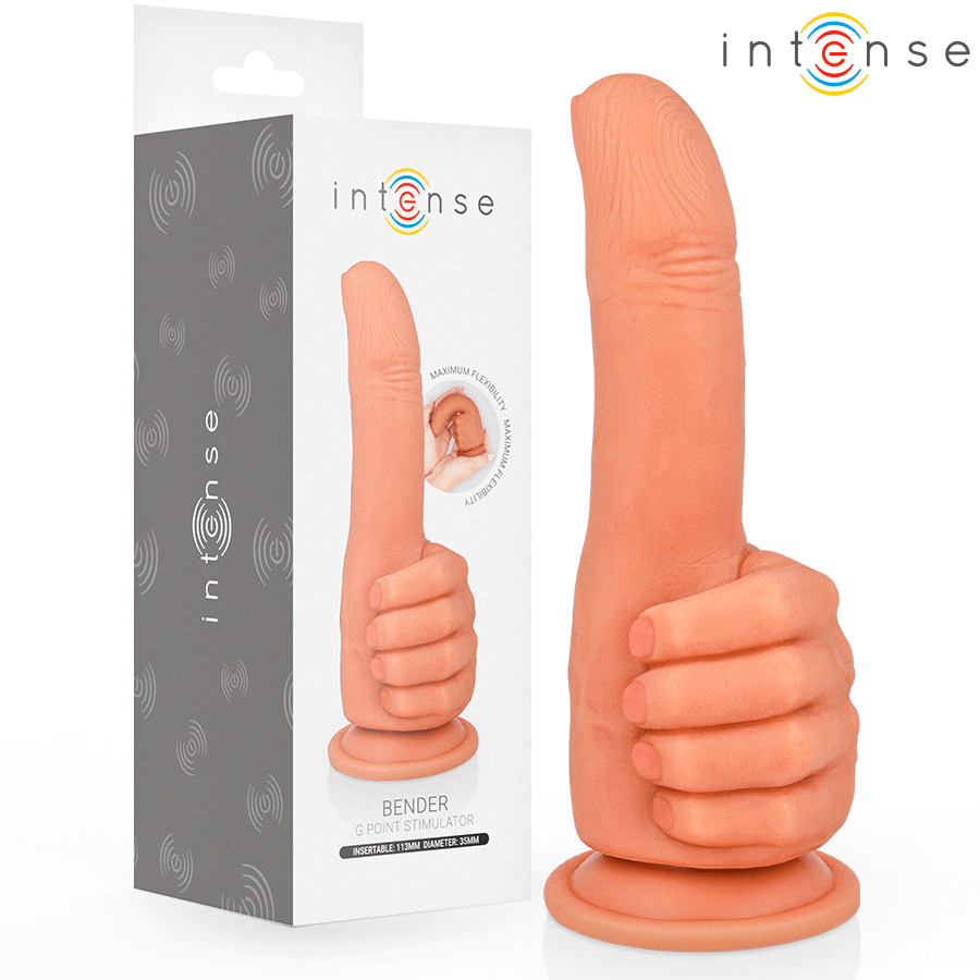 INTENSE - BENDER ESTIMULADOR PUNTOG MANO FLEXIBLE 11,3 CM