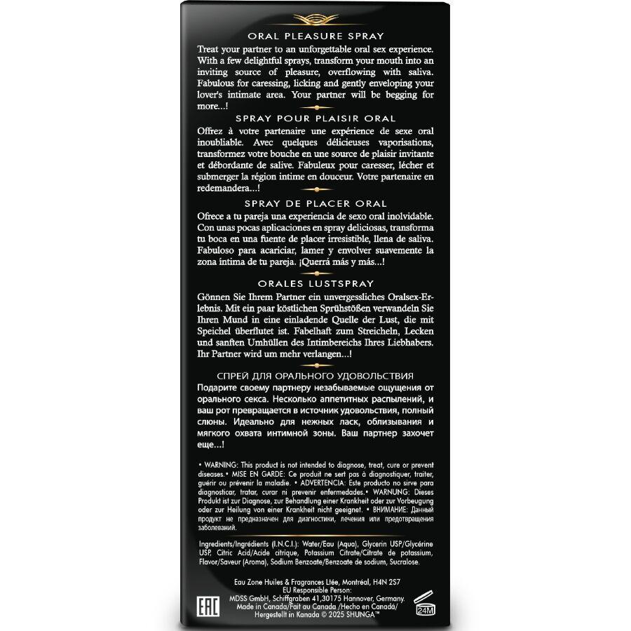 SHUNGA - WAVES PLEASURE SPRAY ORAL SEDUCTOR FRESA 20 ML - Imagen 4