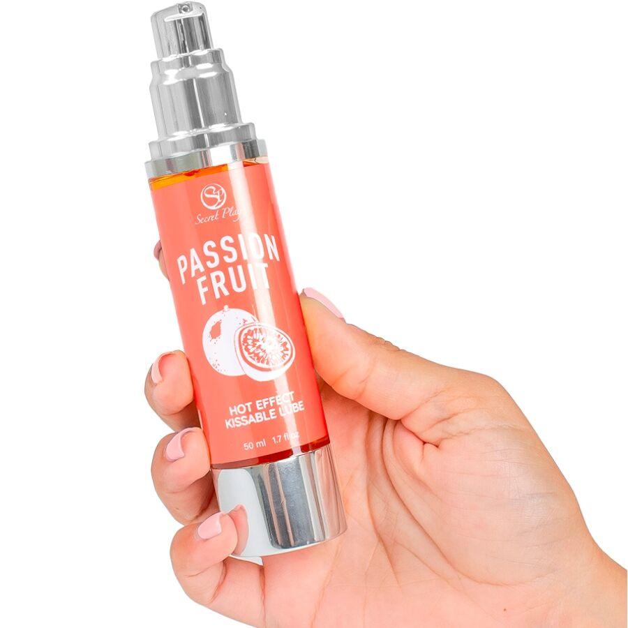 SECRETPLAY - LUBRICANTE EFECTO CALOR FRUTA DE LA PASIÓN 50 ML - Imagen 2