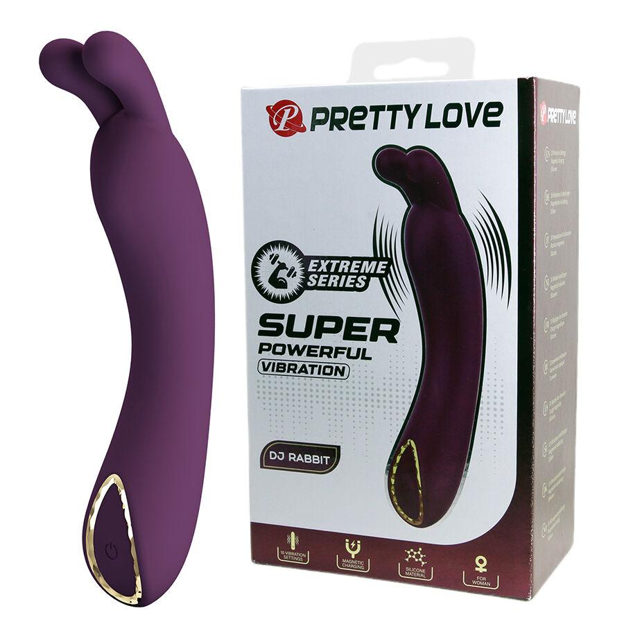 PRETTY LOVE - DJ RABBIT VIBRADOR PUNTO G MORADO