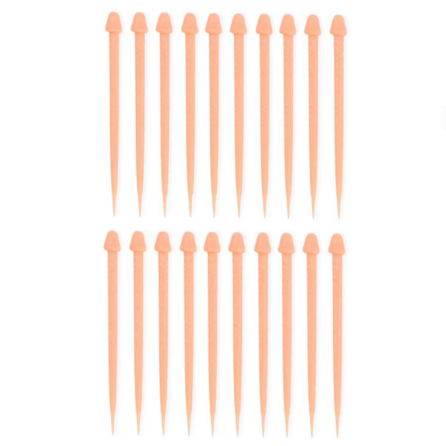 DIABLO PICANTE - PALITOS DE PENE CON PINCHO PARA CARNE 20 UNIDADES