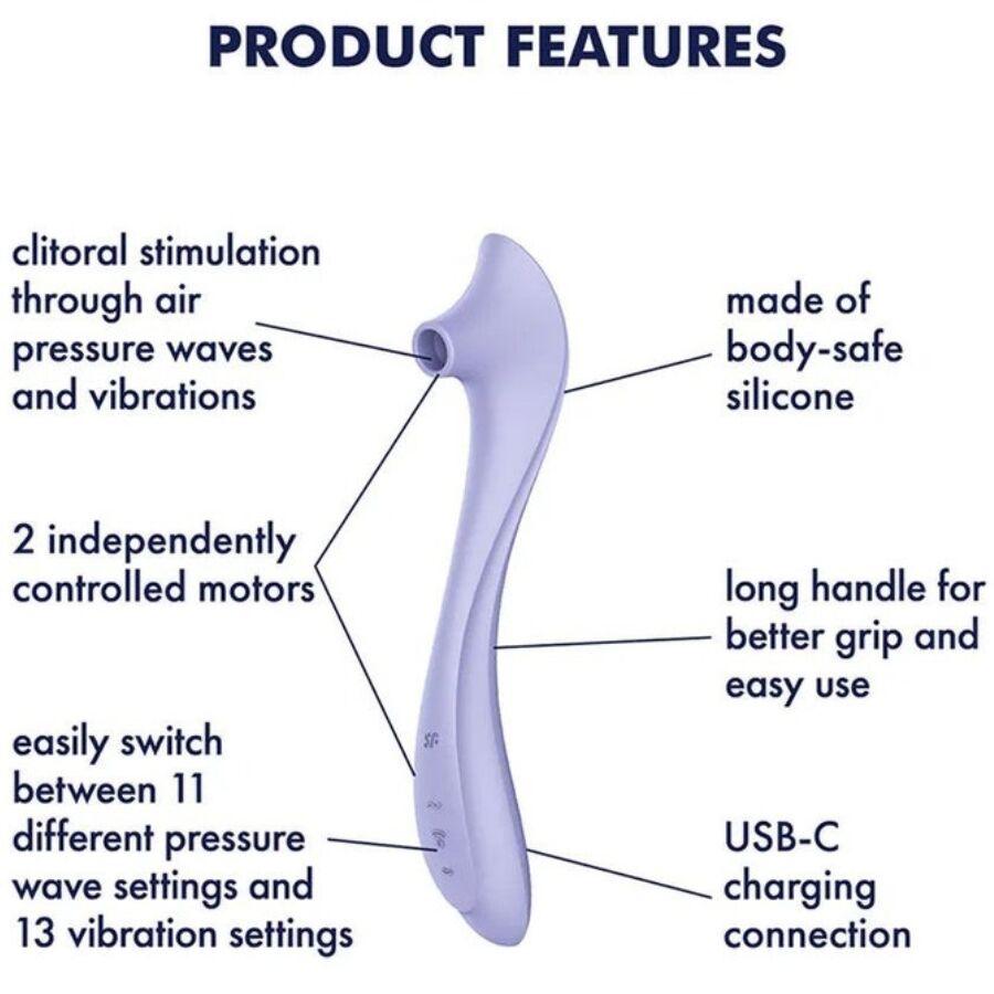 SATISFYER - EASY LOVER VIBRADOR ESTIMULADOR AIR PULSE - Imagen 4