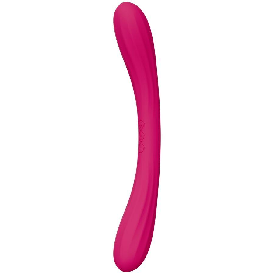 LELO - BOOMERANG VIBRADOR DE DOBLE EXTREMO CEREZA - Imagen 2