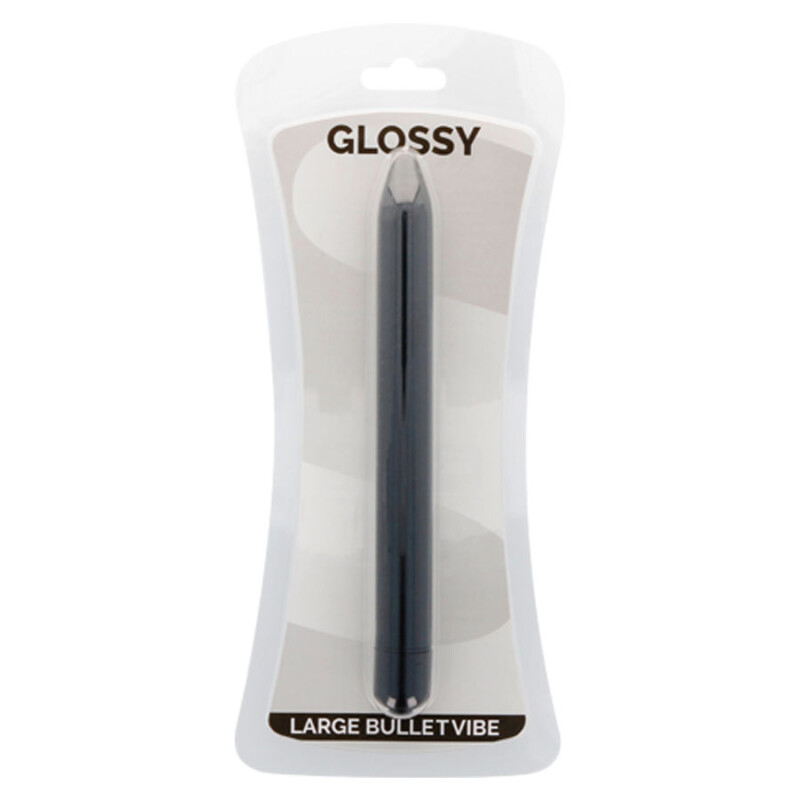 GLOSSY - SLIM VIBRADOR NEGRO - Imagen 3