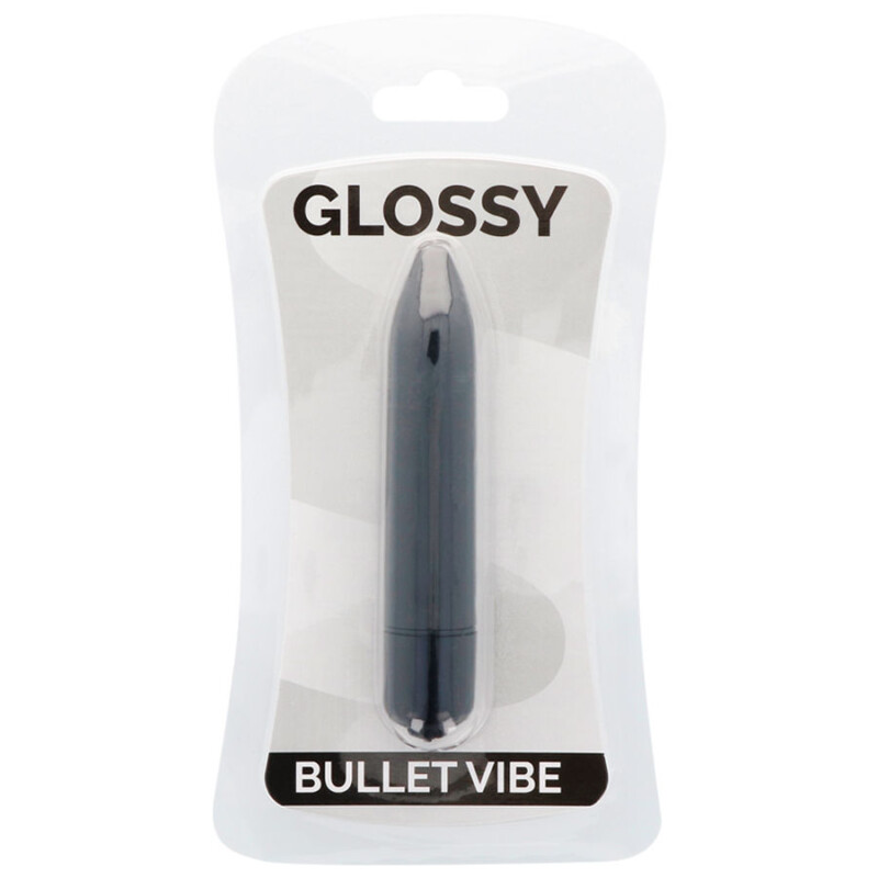 GLOSSY - THIN VIBRADOR NEGRO - Imagen 3