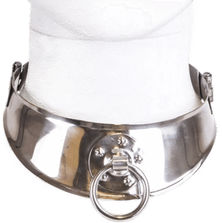 METAL HARD - COLLAR RESTRINGIDOR CON ANILLA