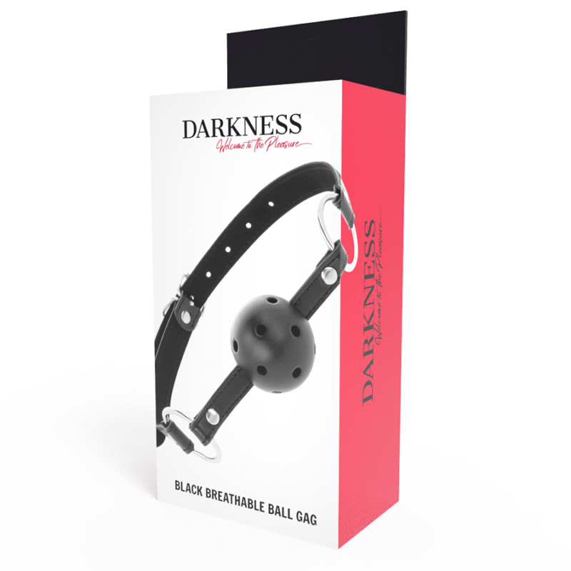 DARKNESS - MORDAZA TRANSPIRABLE NEGRO - Imagen 4