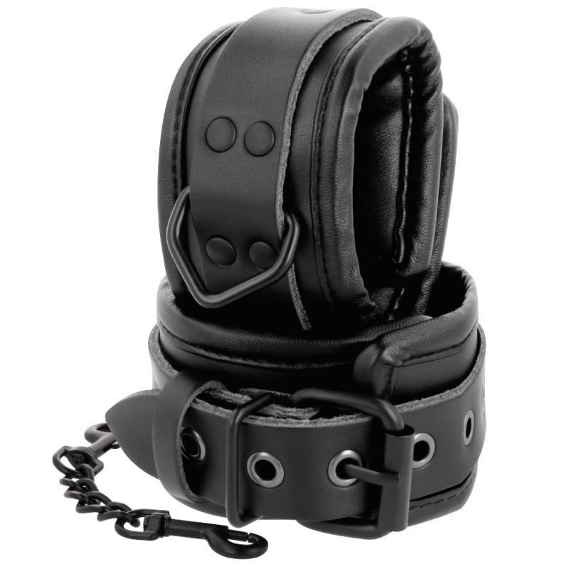 DARKNESS - ESPOSAS AJUSTABLES TOBILLOS LEATHER NEGRO - Imagen 3