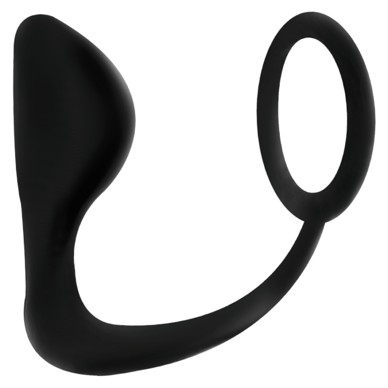 ADDICTED TOYS - PLUG ANAL CON ANILLO PENE NEGRO - Imagen 3