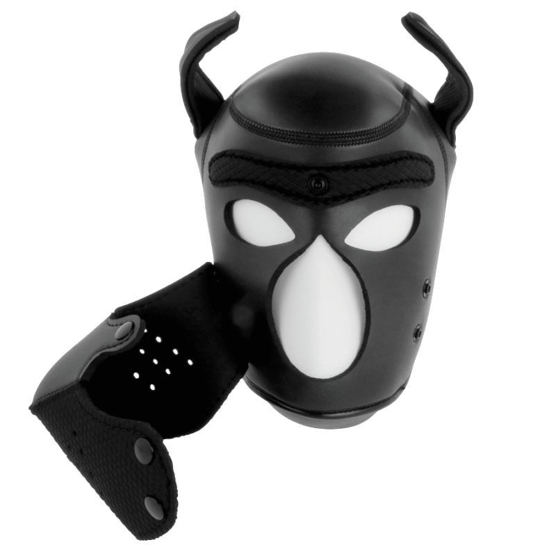 DARKNESS - MÁSCARA PERRO DE NEOPRENO CON HOCICO EXTRAÍBLE L - Imagen 3
