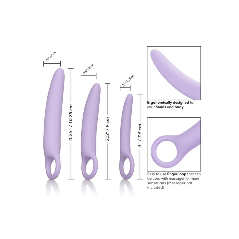 CALEXOTICS - DR LAURA BERMAN ALENA SET DE 3 DILATADOR VAGINAL SILICONA - Imagen 3